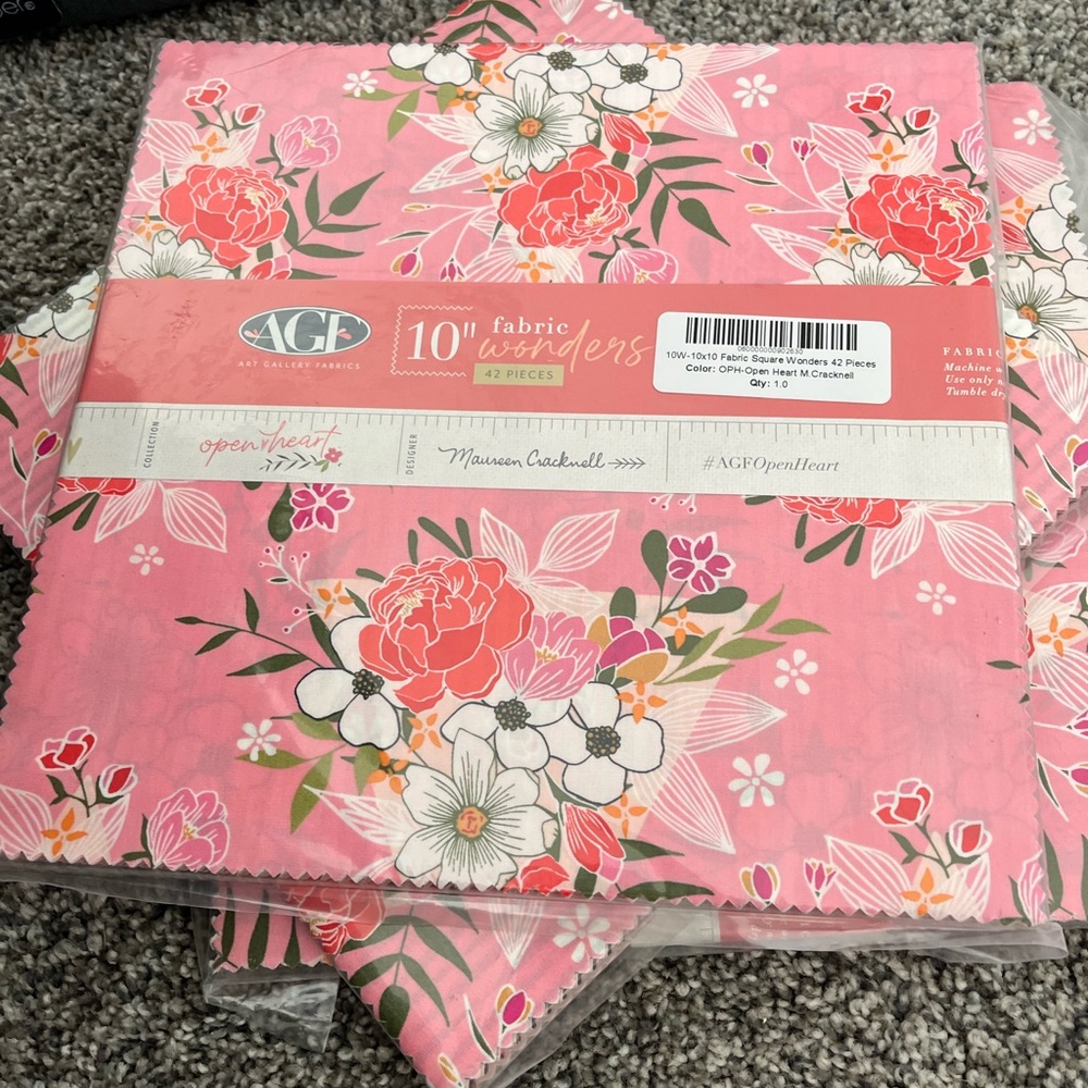 AGF Pink Floral 10 Inch Stacker